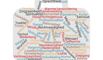 UFIND | waarden wordcloud