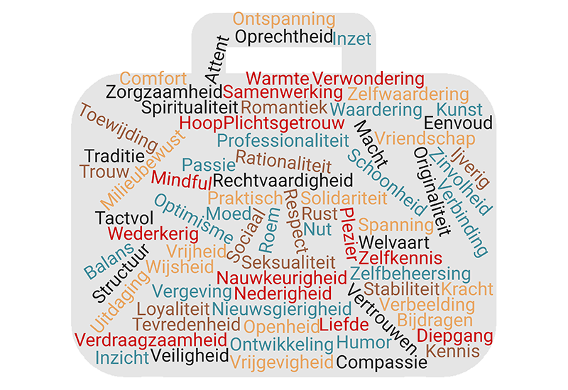 UFIND | waarden wordcloud
